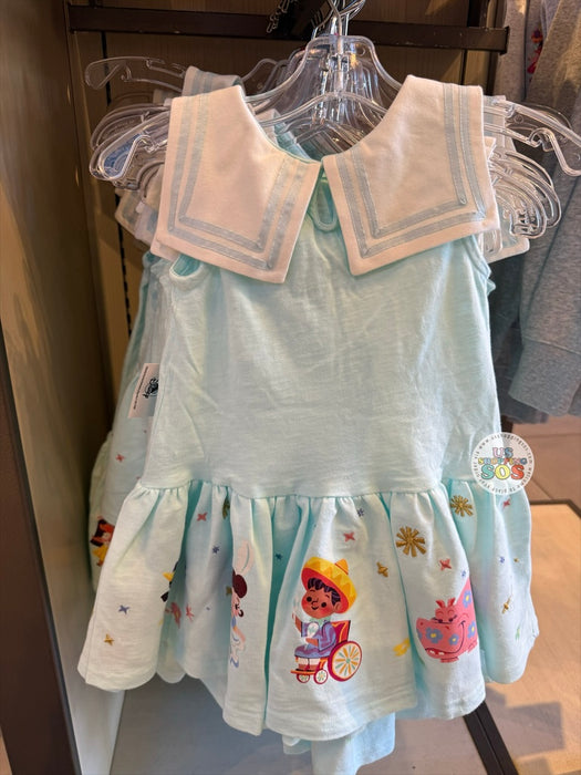 DLR/WDW - It’s a Small World 2026 - Light Blue Woven Dress (Kids)