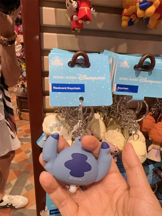 HKDL - 3D Face Stitch Reel Type Keychain