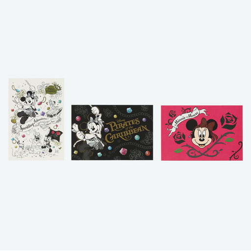 TDR - Mickey & Friends Disney Pirates of the Caribbean 2025 Collection x Post Cards Set of 3