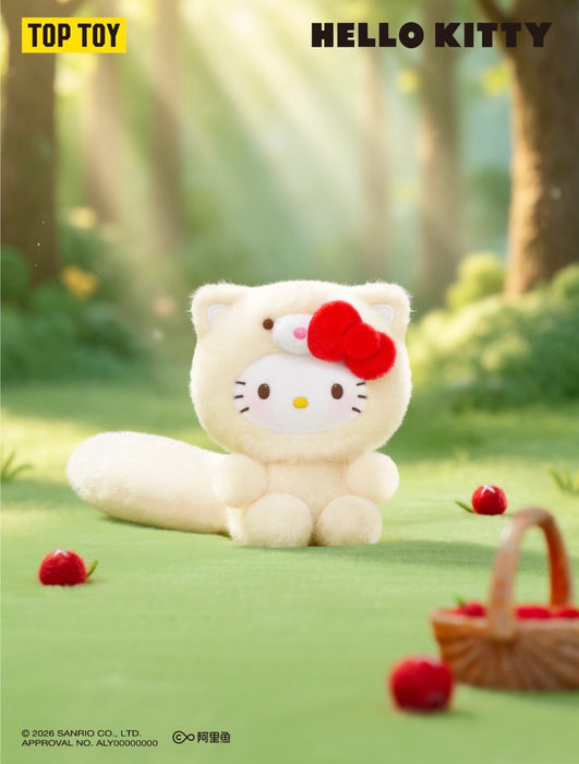 China TOPTOY - Hello Kitty Healing Forrest Vinyl Plush Keychain Blind Box (Release Date: Aug 7, 2026)