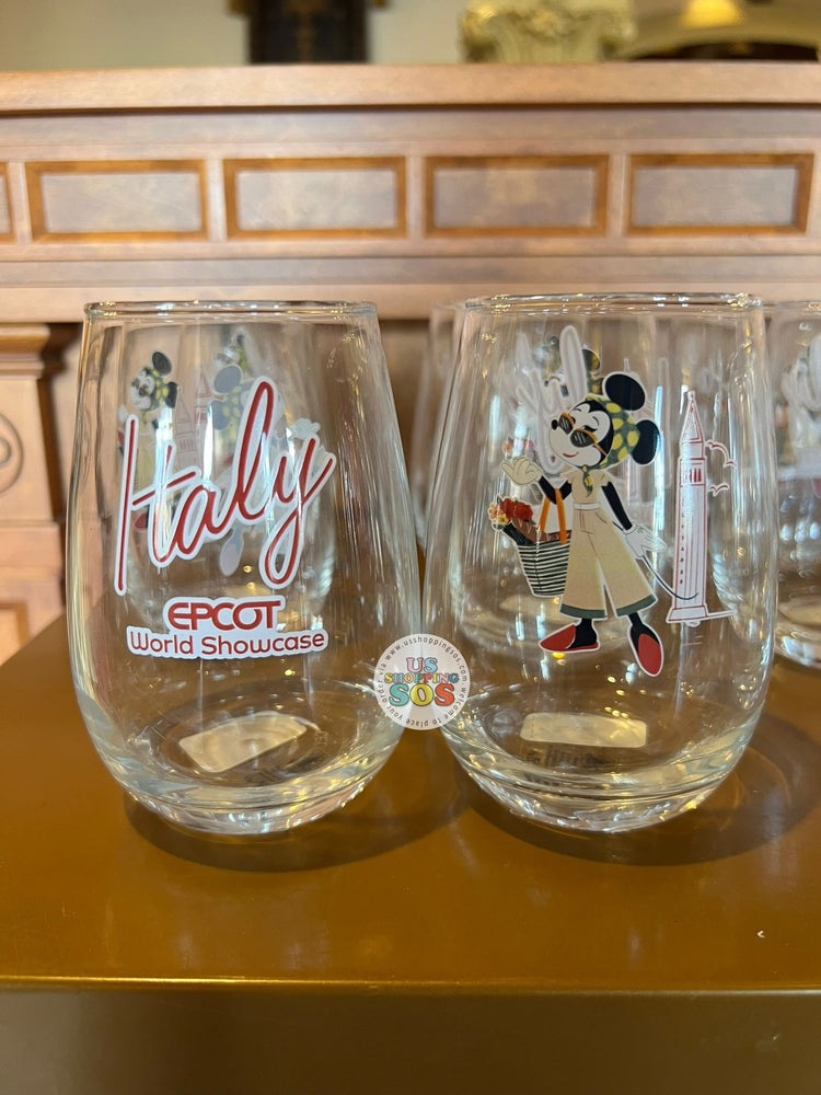 WDW - Epcot World Showcase Italy - Minnie Me Time 2025 - Minnie Shopping Glass Cup