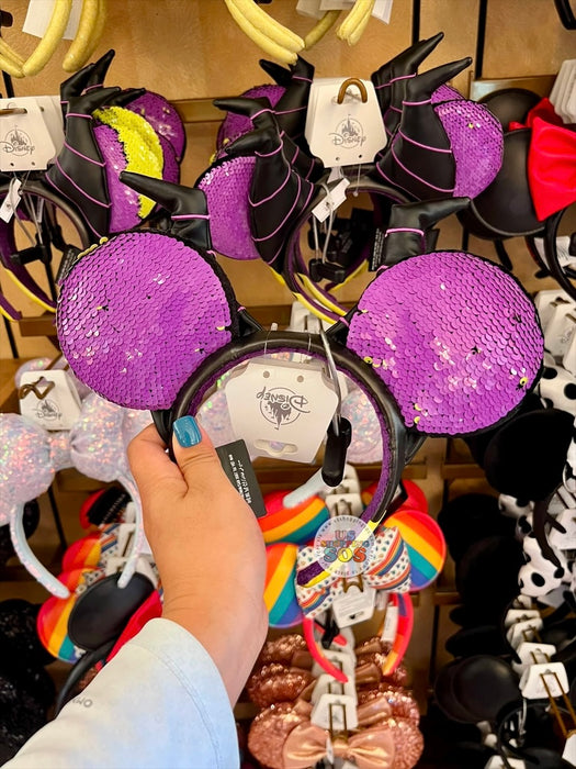 DLR/WDW - Maleficent Horn & Sequin Ear Headband 2026