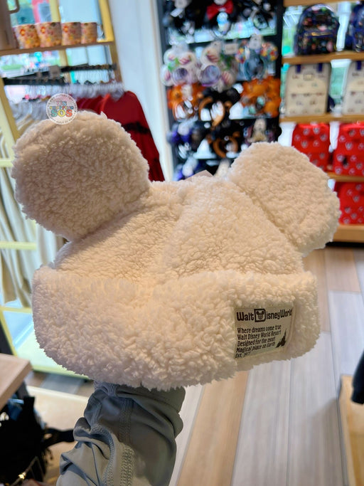 WDW - Walt Disney World Fleece Beanie Color: White