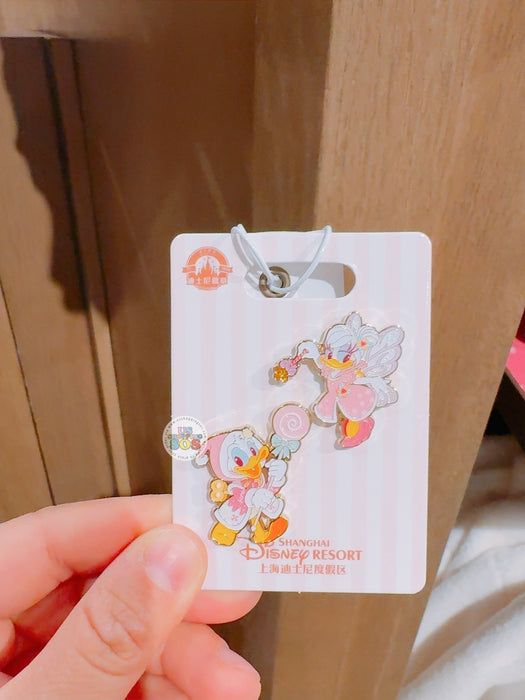 SHDL - 2025 Mickey & Friends Christmas Waltz Dance Collection x Donald & Daisy Duck Pin Set of 2