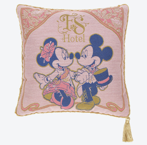 TDR - Fantasy Springs “Tokyo DisneySea Fantasy Springs Hotel” Collection x Mickey & Minnie Mouse Cushion