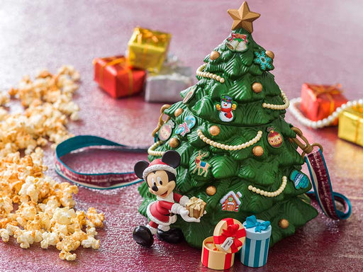 TDR - 2025 Mickey & Friends "Holly Jolly Christmas" Collection x Mickey Mouse & Christmas Tree Popcorn Bucket (Release Date: Nov 1, 2025)