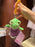 HKDL - 2026 Tangled Collection x Tangled Pascal in a Dress Plush Keychain