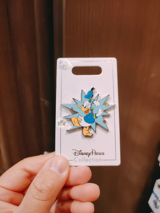 SHDL - Angry Donald Duck with Stars Pin Badge