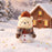 China Exclusive Potdemiel - 2026 Winnie the Pooh Snowman Plush Keychain (Release Date: Oct 26, 2026)