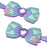 JDS - MAEGAMI Hair Zakka x Ariel ‘Color Clip Stone Ribbon’ Hair Clip Set