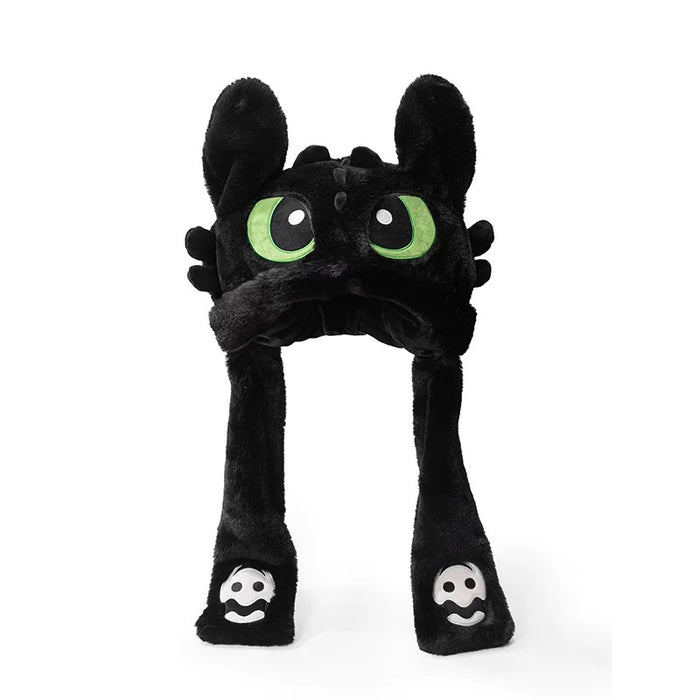 Universal Studio Beijing - How to Train Your Dragon x Toothless Fluffy Ear Moving Jumping Hat