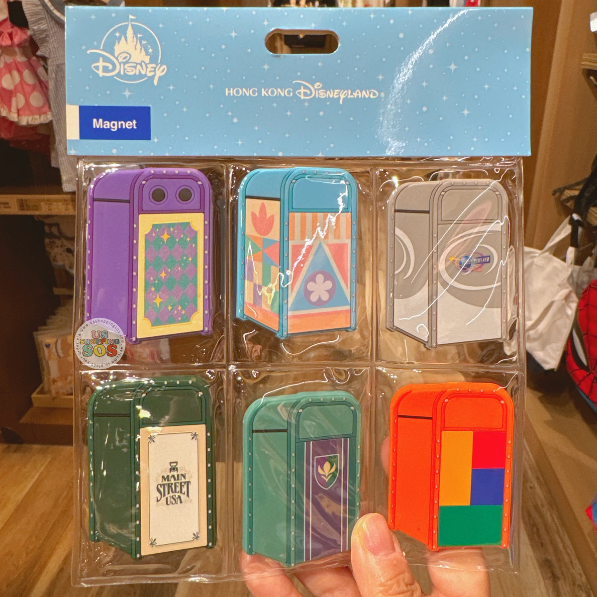 HKDL - Disney Resort Trash Can Magnets Set — USShoppingSOS