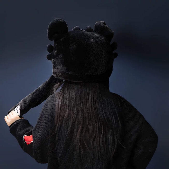 Universal Studio Beijing - How to Train Your Dragon x Toothless Fluffy Ear Moving Jumping Hat