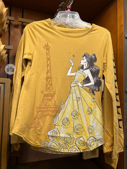 WDW - Epcot World Showcase France 🇫🇷 - Belle La Mode de Paris - Biscotti Color Long Sleeve Shirt (Adults)