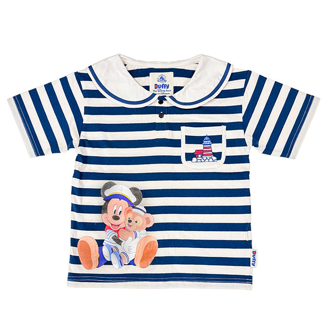 HKDL - Duffy and Mickey Coastal Days x Sailor Tee for Kids
