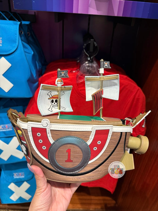 Universal Studios - Universal FanFest Nights 2026 - One Piece Loungefly Thousand Sunny Ship Figural Crossbody Bag