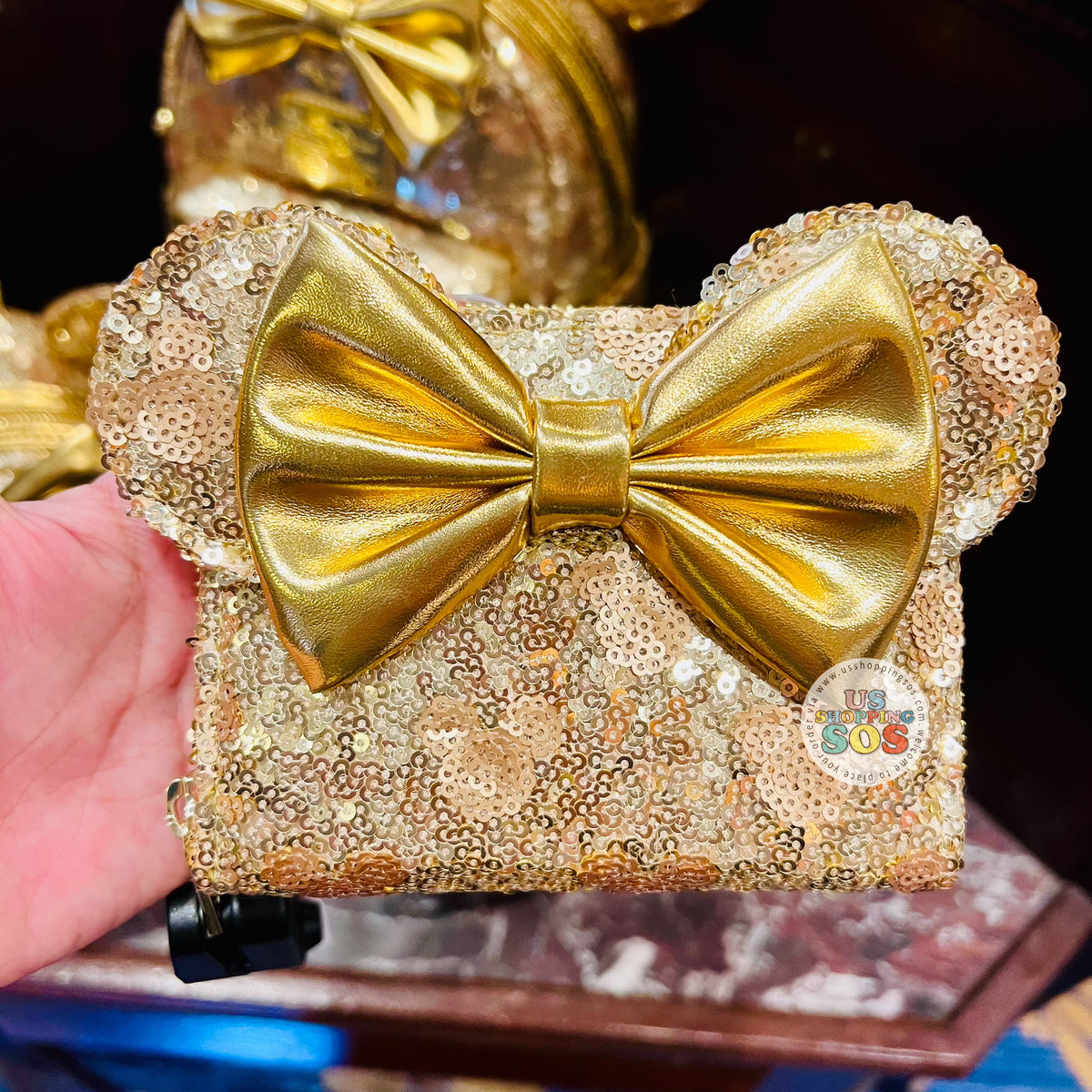 DLR/WDW - Loungefly Minnie Yellow Gold Hidden Mickey Icon  display picture 1