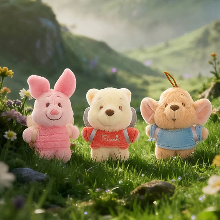 China Exclusive - Winnie the Pooh, Piglet & Roo ‘Butterfly Fairy’ Plush Keychain Set of 3
