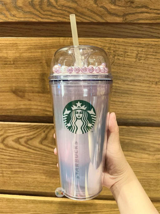 Starbucks Hong Kong - Sakura Cherry Blossom 2024 Collection x COTTON CANDY JELLO DÉCOR COLD CUP 16OZ