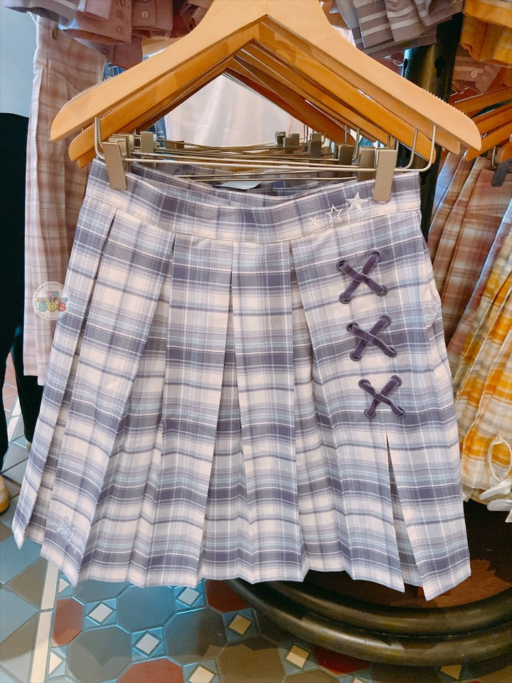 SHDL - Duffy & Friends Campus Style x StellaLou Checkered Pattern Skirt for Adults