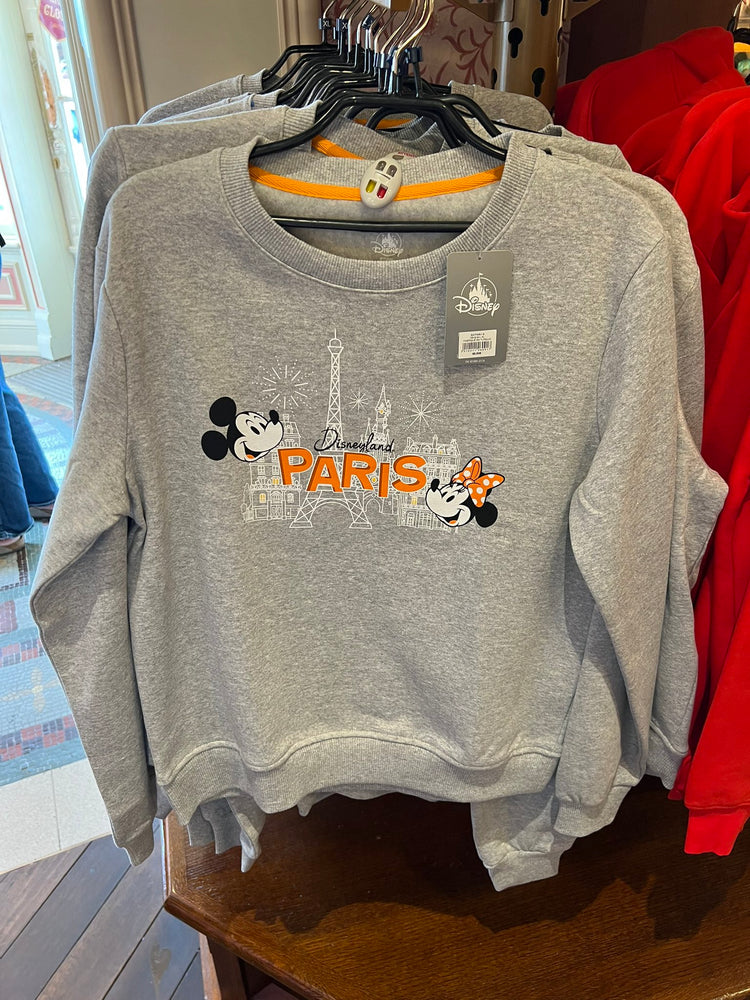 DLP - Mickey & Minnie Mouse “Paris Disneyland” Pullover Sweatshirt (Adults)