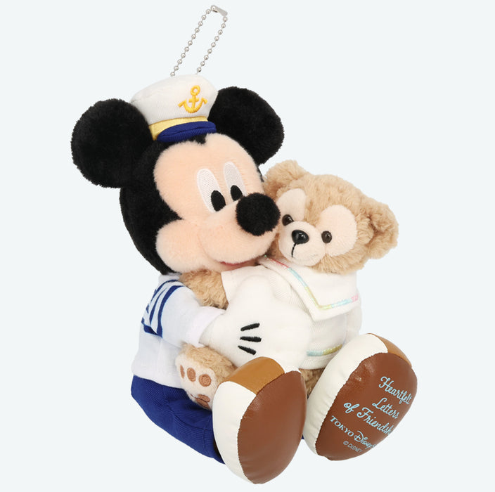 TDR - Duffy & Friends "Heartfelt Letters of Friendship" Collection x Mickey & Duffy Plush Keychain (Release Date: Jan 8, 2026)