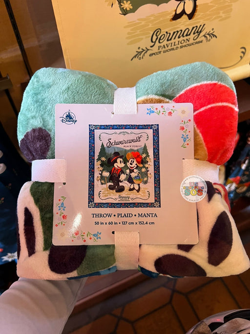 WDW - Epcot World Showcase Germany 🇩🇪 - Mickey and Minnie Schwarzwald Black Forest 2025 - 50” x 60” Blanket