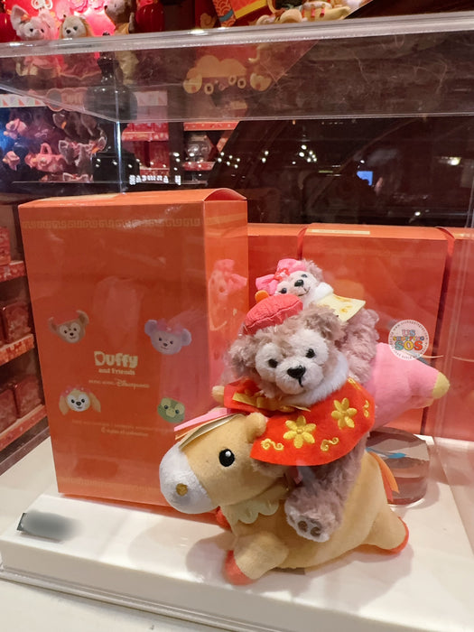 HKDL - 2026 Duffy & Friends Year of the Horse Chinese New Year Collection x Duffy & Friends Plush Keychain Blind Box Single Box