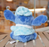 China Exclusive Potdemiel - 2026 Stitch & Scrump Pajama Plush Keychain (Color: Blue)