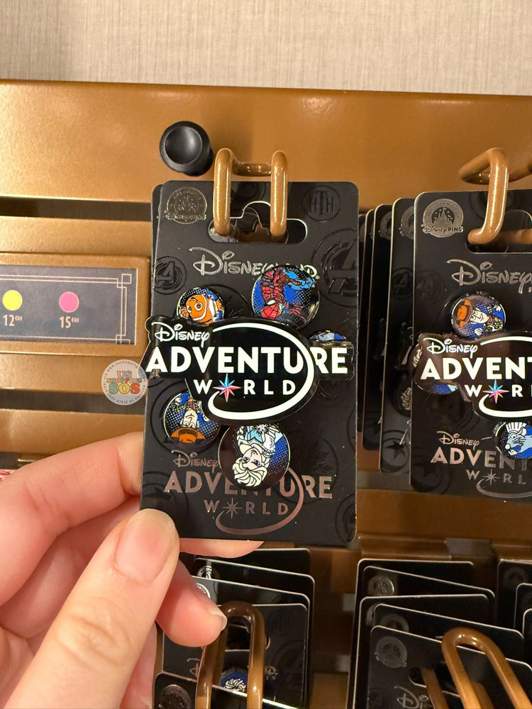 DLP - 2026 Disneyland Paris Disney Adventure World Spinning Pin Badge