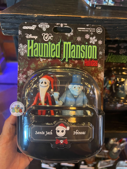 DLR/WDW - Haunted Mansion x NBC- Super7 Santa Jack & Phineas Toy Figure Set