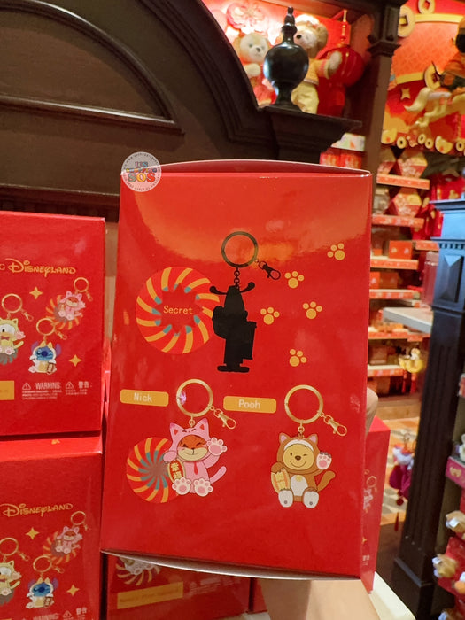 HKDL - 2026 Mickey & Friends Year of the Horse Chinese New Year Collection x Mickey & Friends Plush Keychain Blind Box Single Box