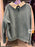 DLR/WDW - Tim Burton’s The Nightmare Before Christmas - Sally White Collar Green Pullover (Adult)