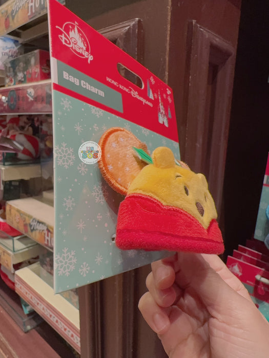 HKDL - 2025 Christmas Mickey & Friends x Winnie the Pooh SouvenEAR Mini Party Hat Keychain/Bag Charm