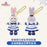 SHDL - Duffy & Friends Blue and White Collection x StellaLou Plush Keychain