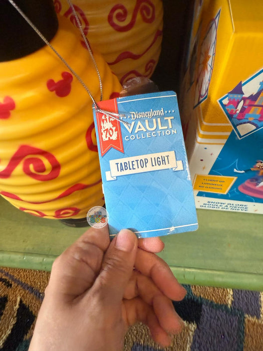 DLR - Disneyland 70th Vault - Mad Tea Party Lamps Color Yellow