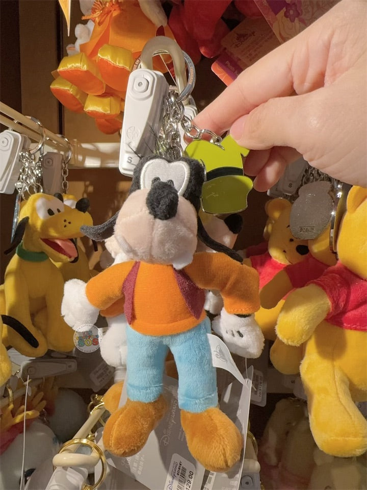 HKDL - Goofy Plush Keychain with Button Badge