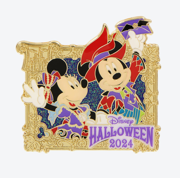 TDR - Halloween 2024 Collection x Mickey & Minnie Mouse Pin Badge (Release Date: Sept 30, 2024)