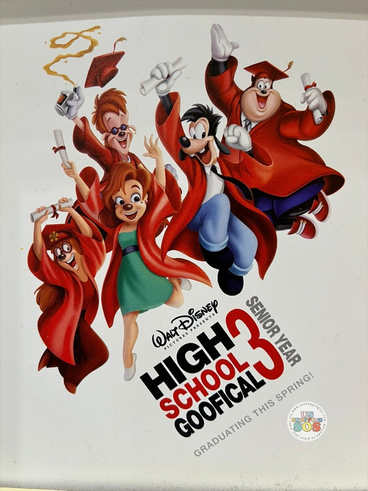 DLR/WDW - High School Goofical 3 White Graphic Tee (Adult)