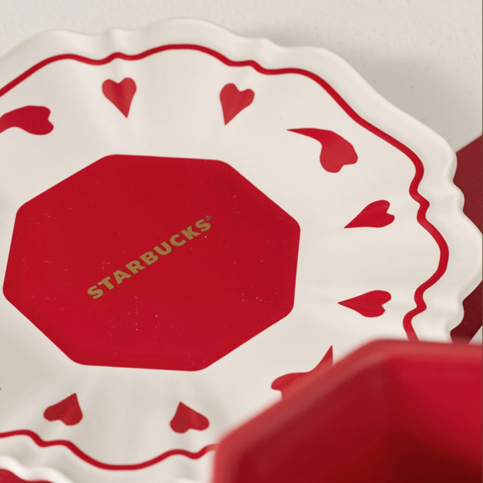 Starbucks China - Andersen's Fairy Tales Silhouette 2023 - 12. Balletina White Tea Cup & Saucer Set 260ml