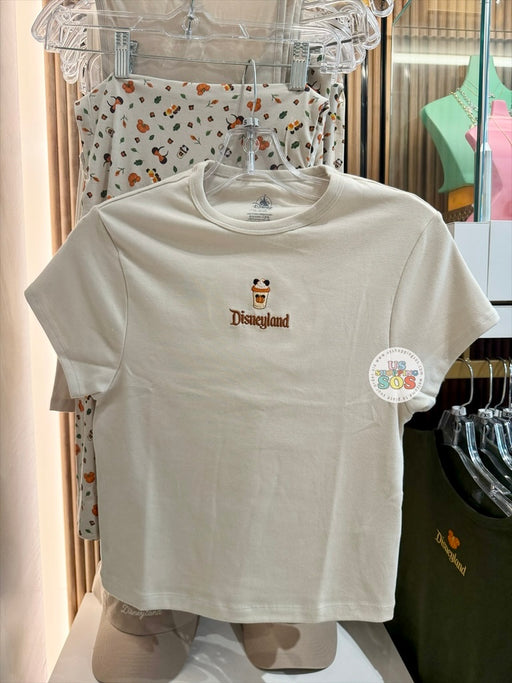 DLR/WDW - Fall Season 2026 - Cream Latte Park Logo Cream T-shirt (Adult)