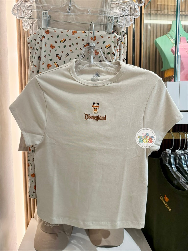 DLR/WDW - Fall Season 2026 - Cream Latte Park Logo Cream T-shirt (Adult)