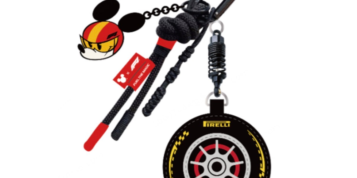 - China MINISO 6個セット　※4/15以降発送 ストラップ miniso ディズニー F1 Disney Vinyl Life' 'Speed Mouse Mickey 1 Formula x ストラップ