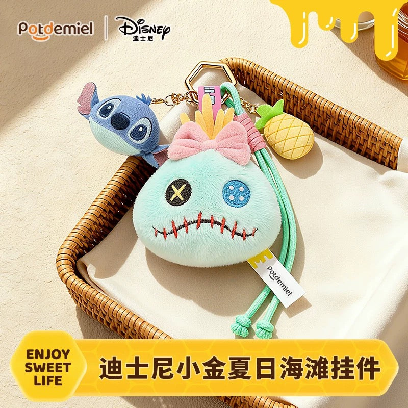 China Exclusive- Summer Beach Fun & Cute Scrump Plush Keychain
