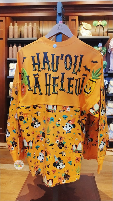Aulani- Halloween 2025 - Mickey & Minnie Mouse Spirit Jersey Orange Pullover (Adult)