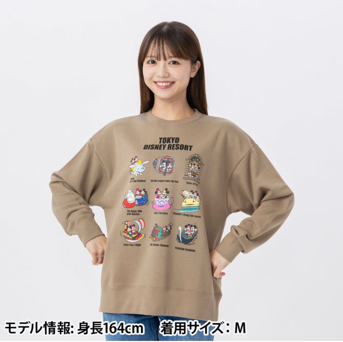 TDR - 2026 Mickey & Minnie Mouse Enjoying Tokyo Disney Resort Sweatshirt for Adults (Release Date: Oct 8, 2026