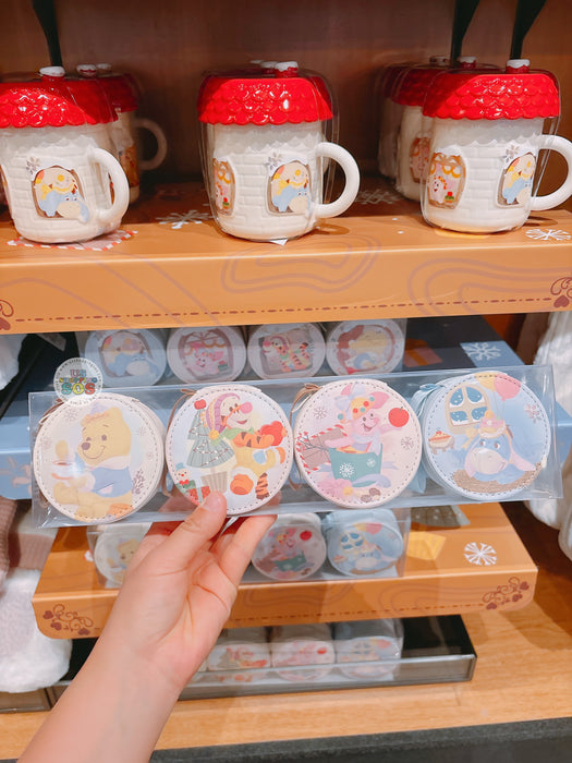SHDL - 2025 Winnie the Pooh & Friends Winter Collection x Winnie the Pooh & Friends Small Pouches & Candy Set of 4