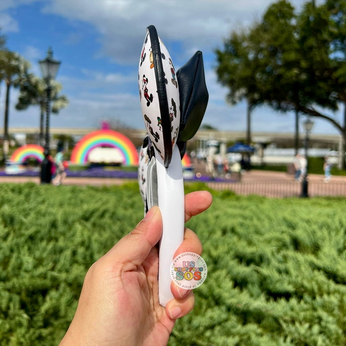 WDW - Epcot World Showcase - Mickey Mouse All-Over-Print Imitation Leather Headband