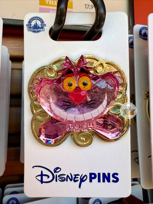 DLR/WDW - Sculpted Acrylic Character Cheshire Cat Pin (1/1/2025)