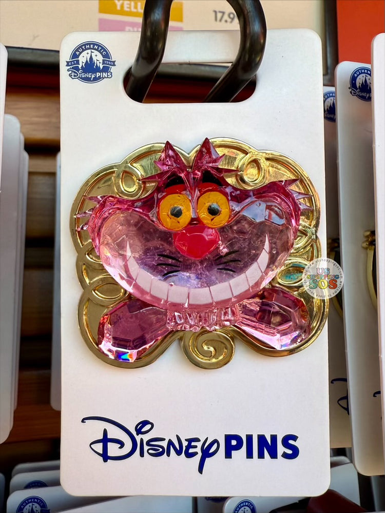 DLR/WDW - Sculpted Acrylic Character Cheshire Cat Pin (1/1/2025)